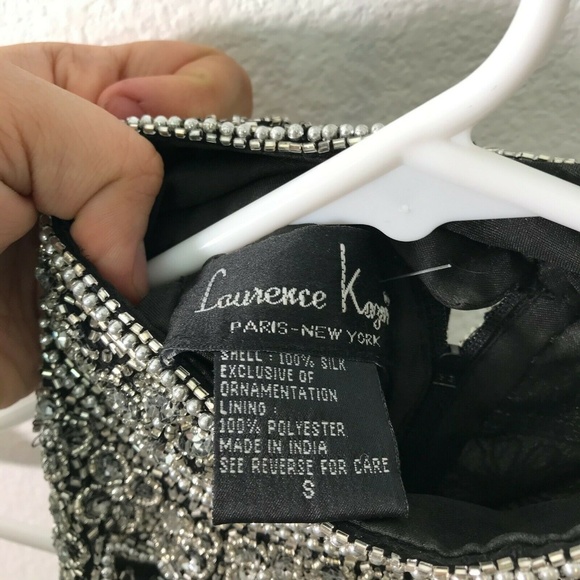 Laurence Kazar Women's Silk Embellished Blouse S - Picture 5 of 7